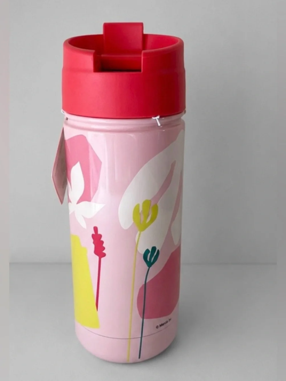 MiffyStarbucks Pink Floral Water Bottle 18 Oz featuring Miffy Collectable 2026